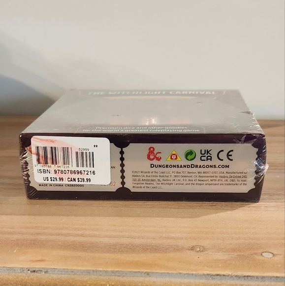 π² Dungeons And Dragons The Witchlight Carnival Dice Set New In Box NIB Sealed - Picture 8 of 11